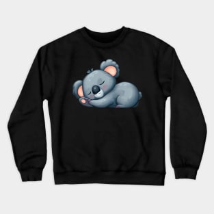 Sleeping baby koala bear Crewneck Sweatshirt